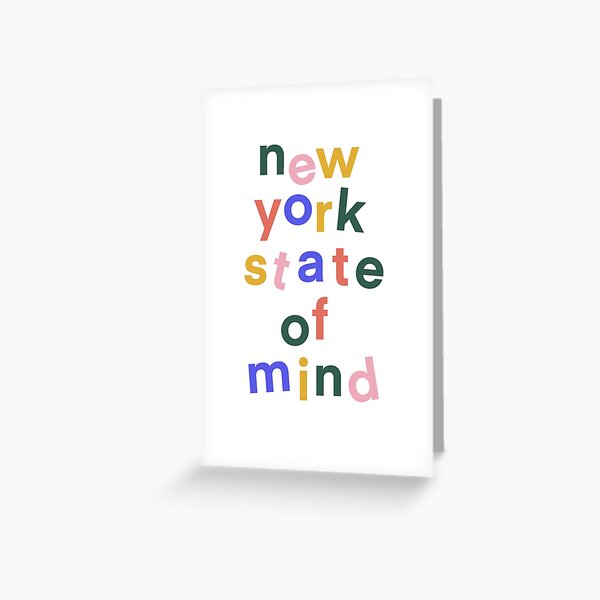 Artikel-Vorschau von New York State of Mind Bounce Typografie, designt und verkauft von ally-mck.