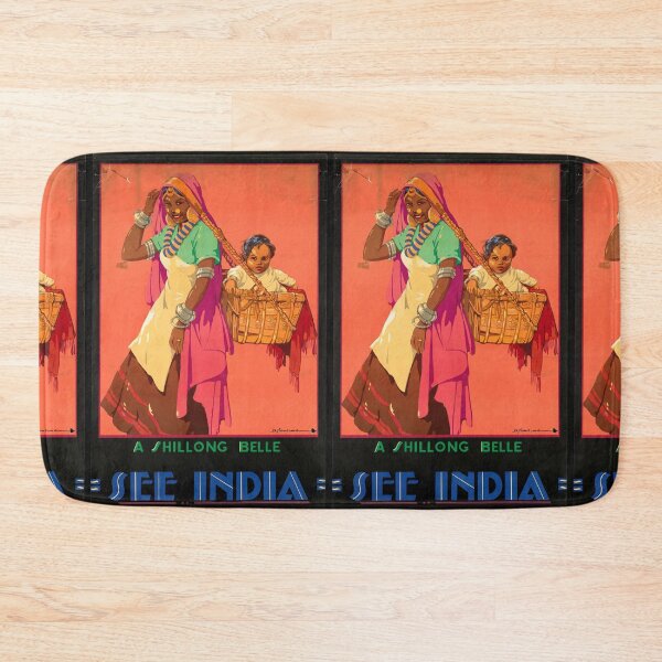 Artikelvorschau, See India vintage travel poster entworfen und verkauft von stickart-marek.