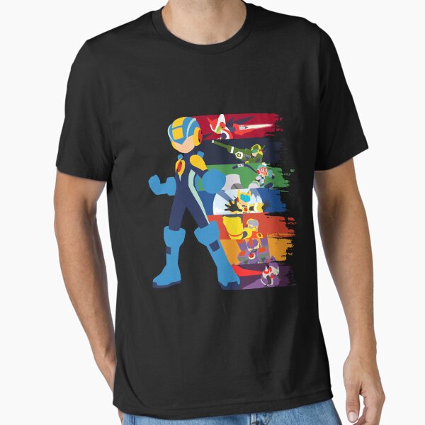 Vista previa del artículo con la obra «Megaman: Souls of a Hero V2 minimalista», diseñado y vendido por jax89man.