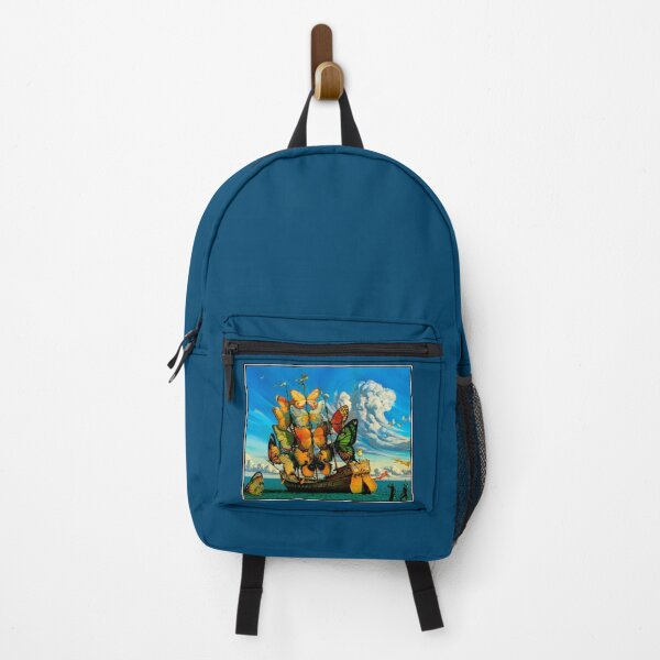 Item preview, BUTTERFLY SHIP : Vintage Surreal Abstract Fantasy Print  designed and sold by posterbobs.