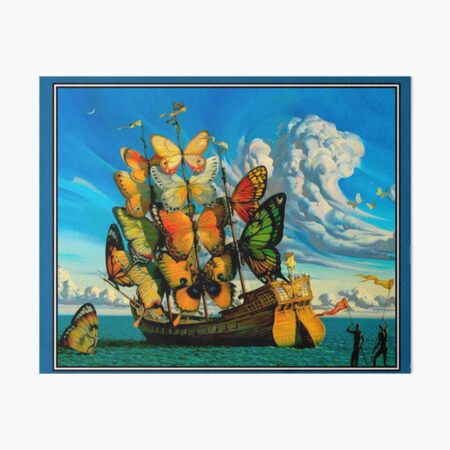Butterfly Boats Art Board Prints for Sale