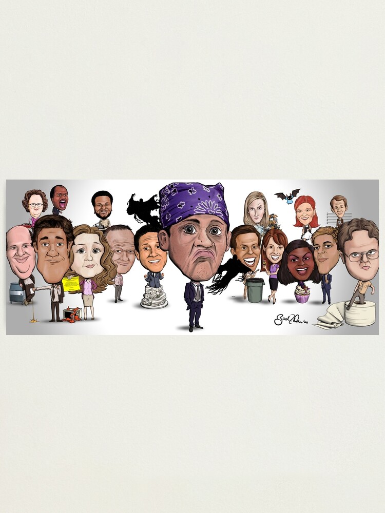 Lámina fotográfica «El elenco completo de Office» de Pumpkin1026 | Redbubble