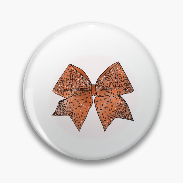 Item preview, Orange Cheer bow  designed and sold by neelykathrynart.