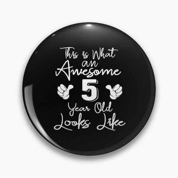 Item preview, This is What an Awesome 5 Year Old Looks Like - 5th Birthday Gift  designed and sold by meedTee.