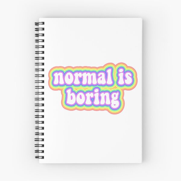 Item preview, Normal Is Boring designed and sold by marsdesignsss.