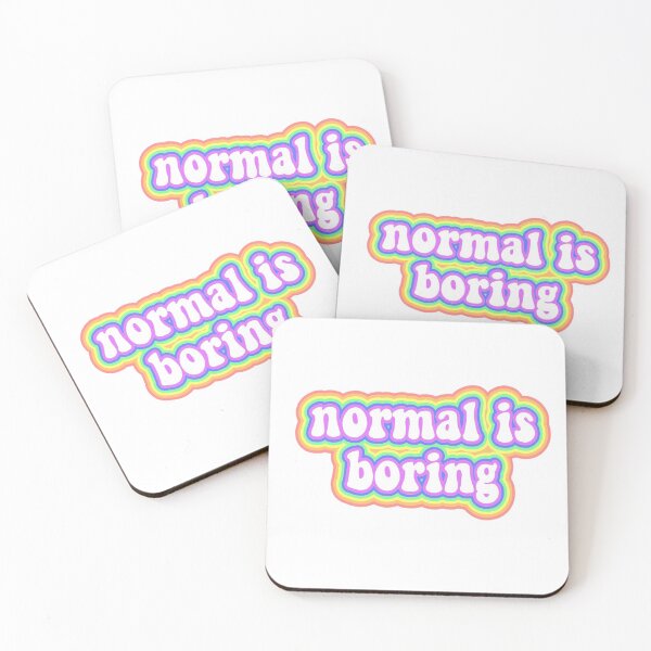 Item preview, Normal Is Boring designed and sold by marsdesignsss.