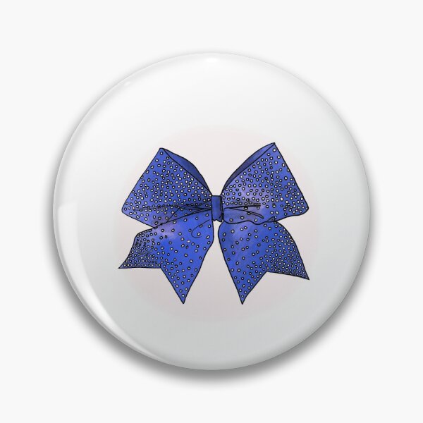 Item preview, Royal Blue Cheer bow  designed and sold by neelykathrynart.