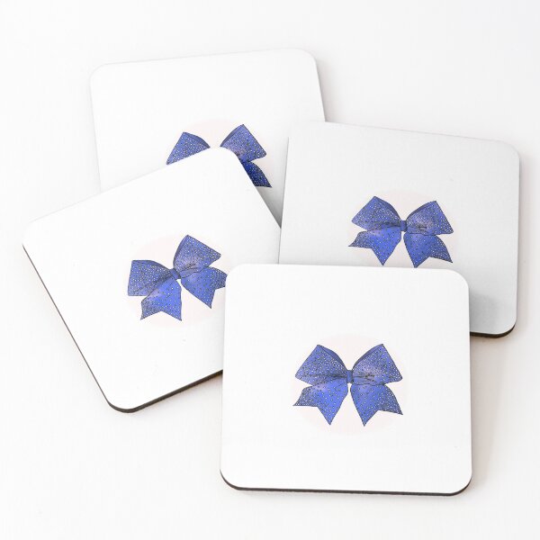 Item preview, Royal Blue Cheer bow  designed and sold by neelykathrynart.