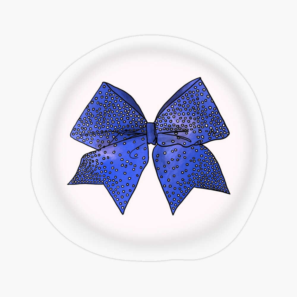 Base Cheer Bow  Sticker for Sale by jaquemv