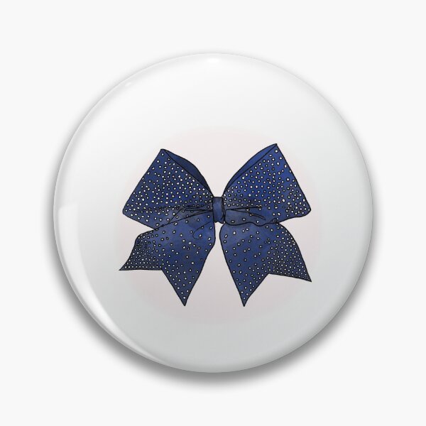 Item preview, Navy Blue Cheer bow  designed and sold by neelykathrynart.