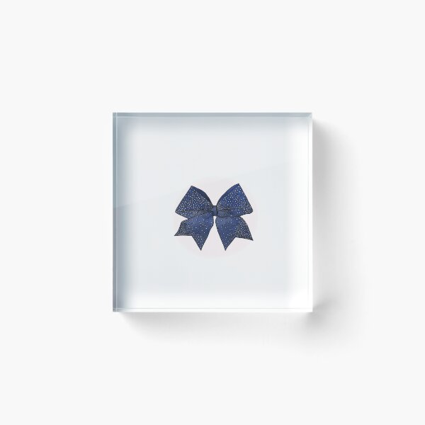 Item preview, Navy Blue Cheer bow  designed and sold by neelykathrynart.
