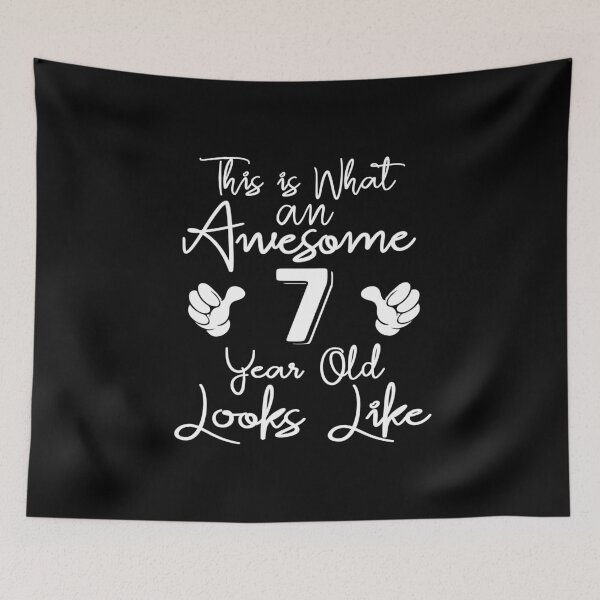 Item preview, This is What an Awesome 7 Year Old Looks Like - 7th Birthday Gift  designed and sold by meedTee.