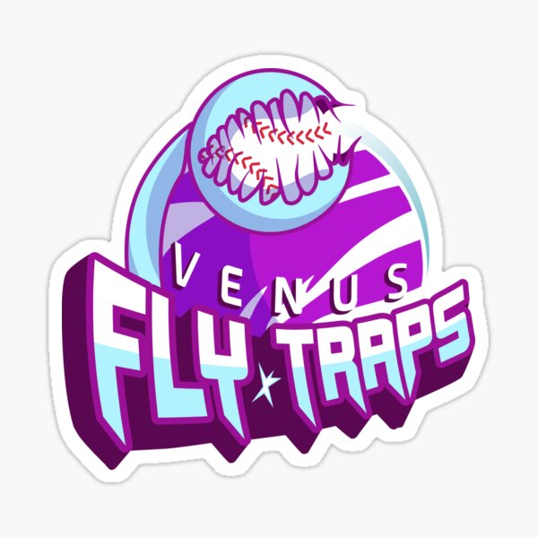 Venus Fly Traps (Purple) of the Outer Space Ball League Sticker