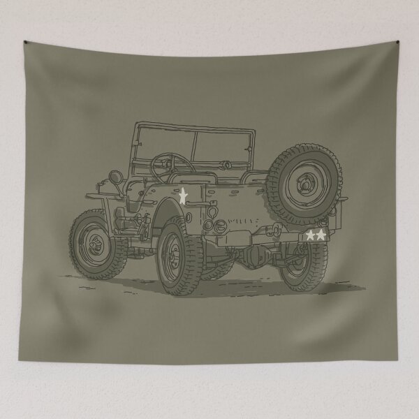 Item preview, Willys Vintage US Military Offroader 4x4 designed and sold by Design by Twain.