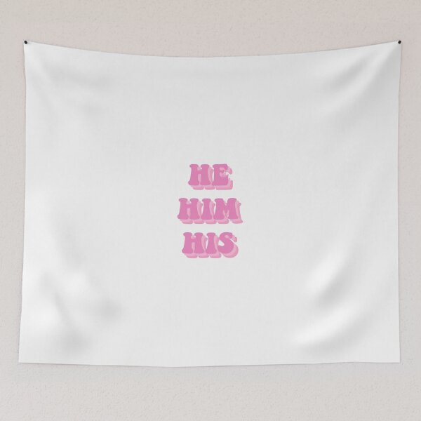 Item preview, He/Him/His Pronouns Pink designed and sold by allipichette.