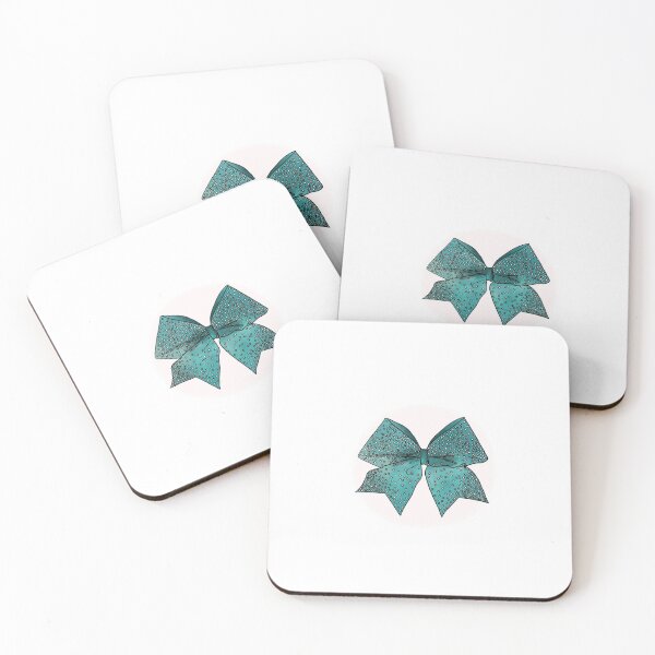 Item preview, Teal Cheer bow  designed and sold by neelykathrynart.