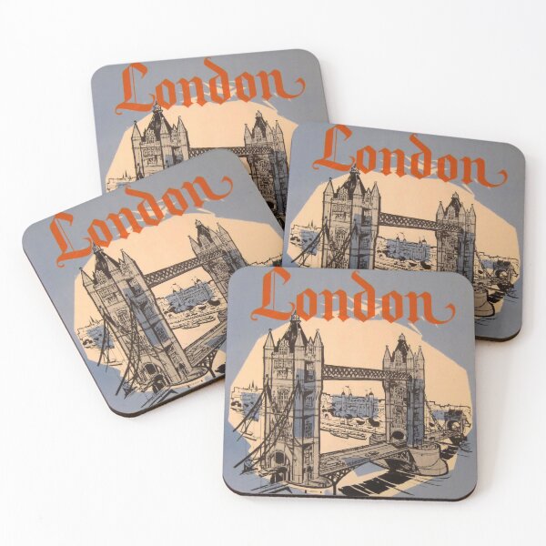 Item preview, Jet your way to London vintage travel poster designed and sold by stickart-marek.