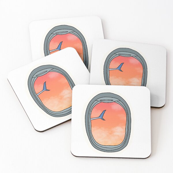 Item preview, Sunset Airplane window  designed and sold by SOcreateCo.