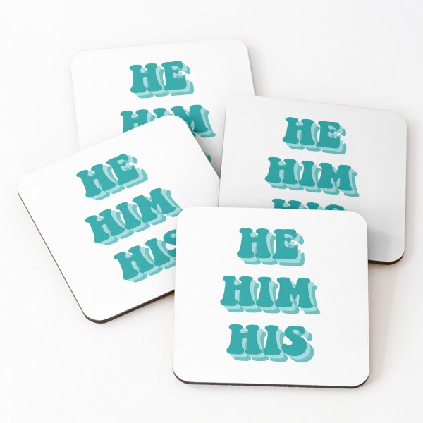 Item preview, He/Him/His Pronouns Light Blue designed and sold by allipichette.