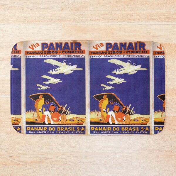 Artikelvorschau, Panair do Brasil vintage travel poster entworfen und verkauft von stickart-marek.
