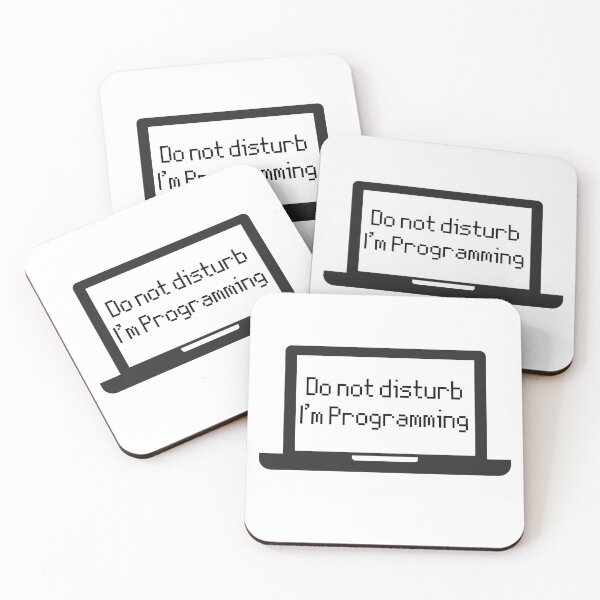 Item preview, Do Not Disturb I'm Programming designed and sold by dev-tats.