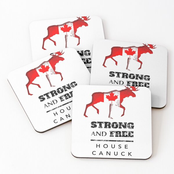 Item preview, Strong and Free House Canuck Canada Moose Maple designed and sold by proclamater.