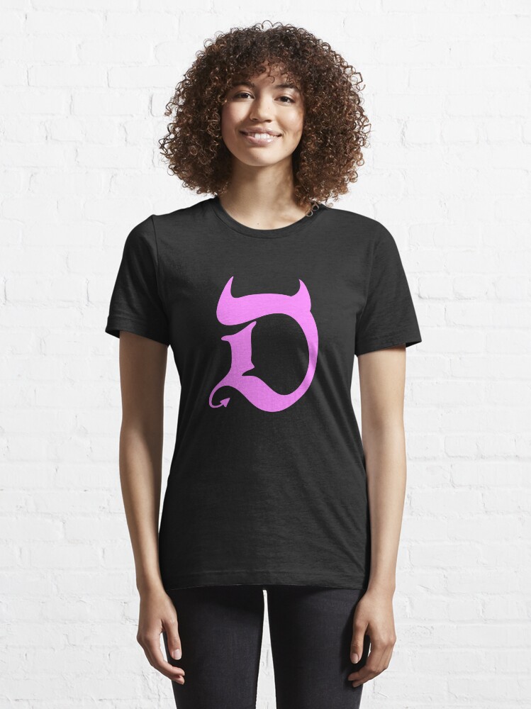 Alternative Ansicht von Teufel (rosa Druck) Essential T-Shirt