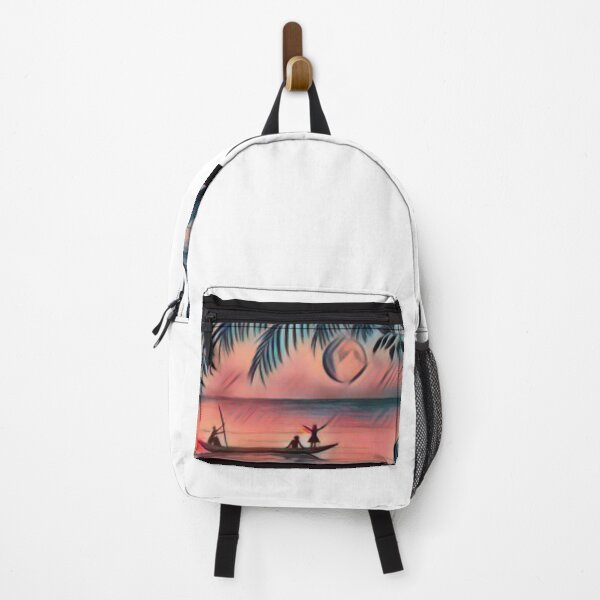 Unique pencil sketch paint art Backpack