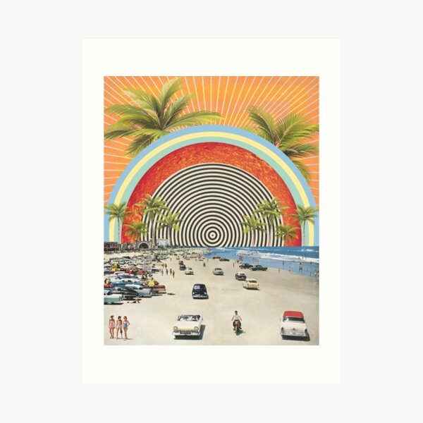Beach Vibes Art Print