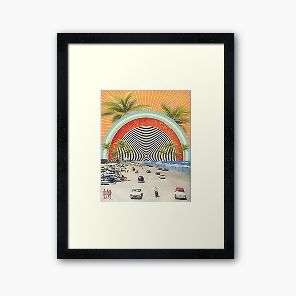 Beach Vibes Framed Art Print