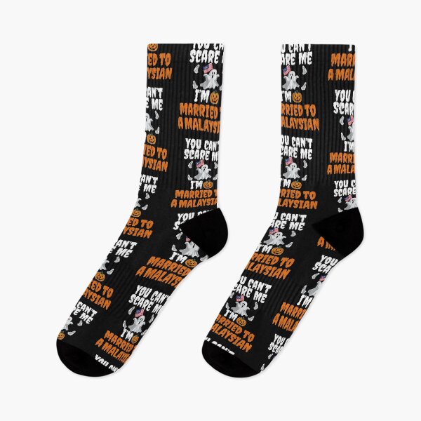 Item preview, Can't scare me I'm Married to a Malaysian Halloween Malaysia designed and sold by losttribe.