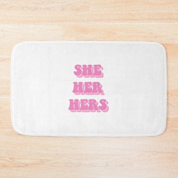 Item preview, She/Her/Hers Pronouns Pink designed and sold by allipichette.