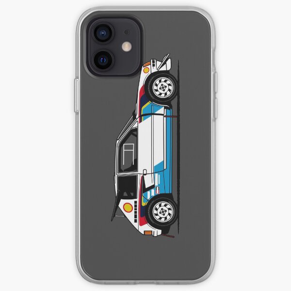 205 T16 Group B Rally Car Coque souple iPhone