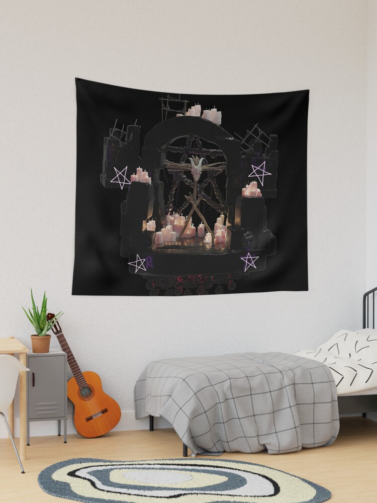 Satanic Altar Tapestry for Sale by occultfx