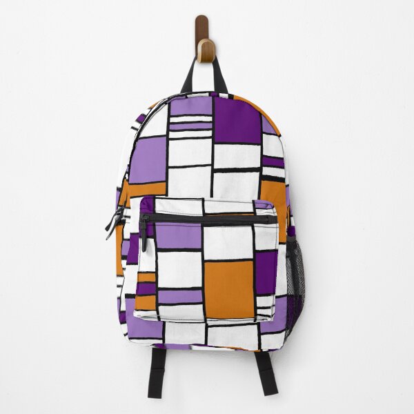 Item preview, Purple & Orange Columns designed and sold by Clare Wuellner.