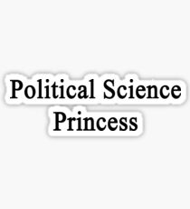 Political Science Princess Sticker
