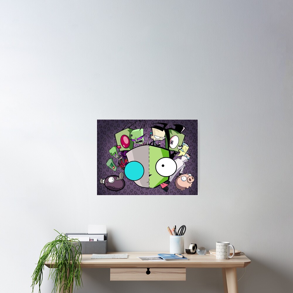 Invader Zim Poster For Sale By Lustkill Redbubble