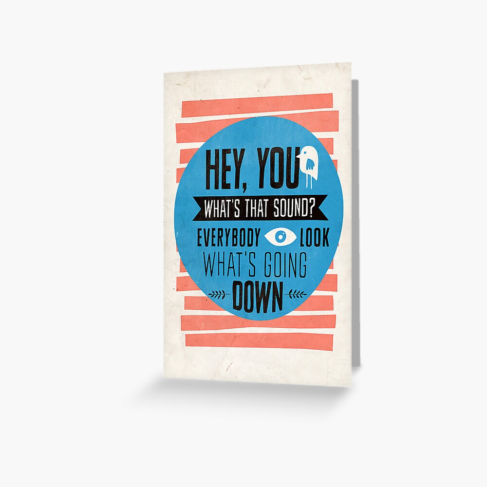Hey You, What's that Sound? Greeting Card