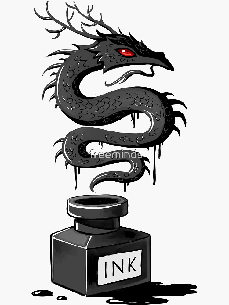 Ink Dragon by freeminds