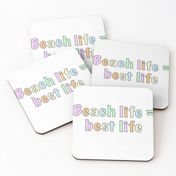 Item preview, Beach Life = Best Life designed and sold by stickersbylaurt.