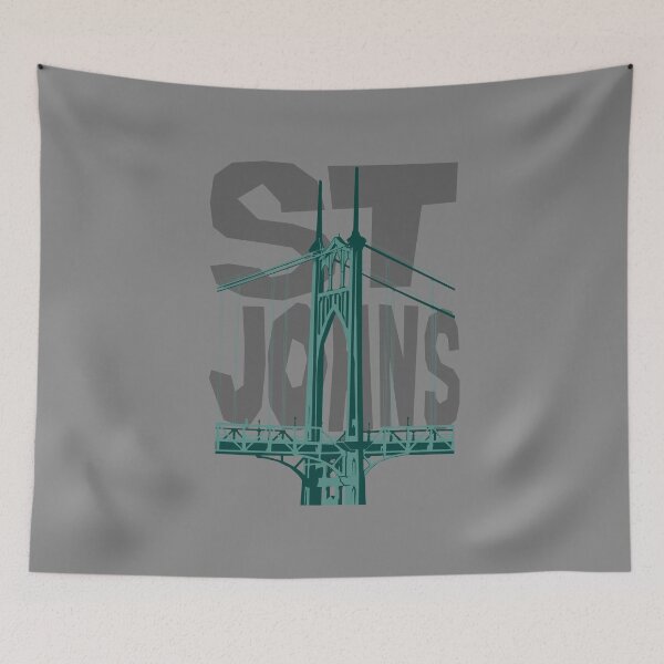 Item preview, St Johns Bridge, Portland, Oregon designed and sold by Billy Talbert Digital Designs.