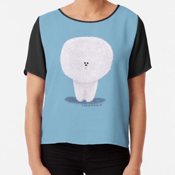 Bichon Frise Chiffon Top
