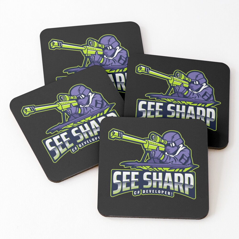 Item preview, Coasters (Set of 4) designed and sold by SpooTeeDesign.