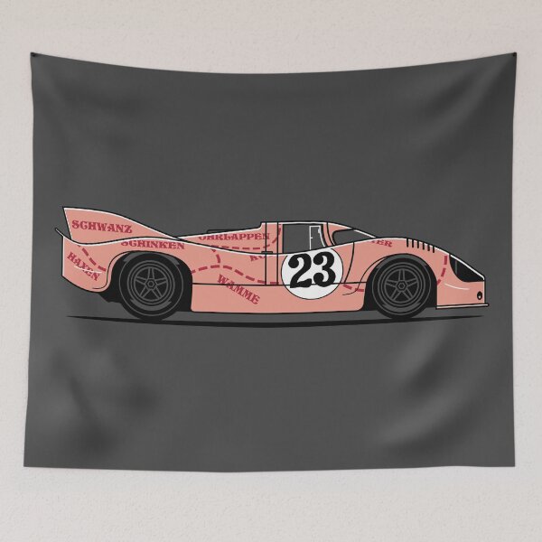 Item preview, 917 Pink Pig Race Car designed and sold by Design by Twain.