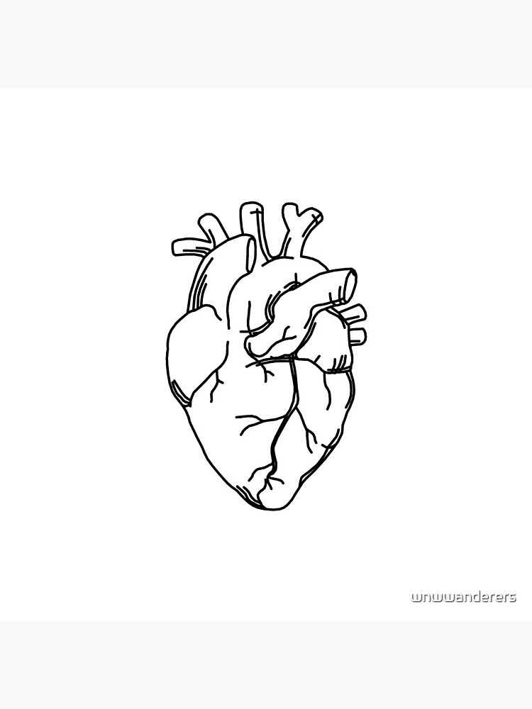 Anatomy Button Pins badges black white human anatomical heart graduati –  Art Altered