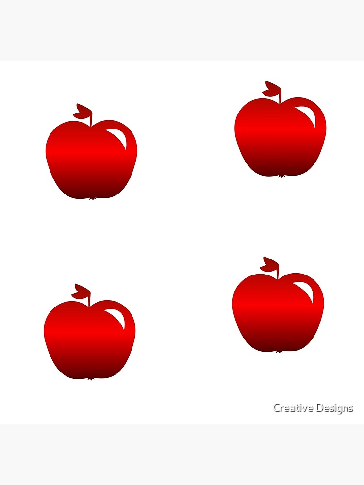 "Apple Print" Poster for Sale by Sanjay20 Redbubble