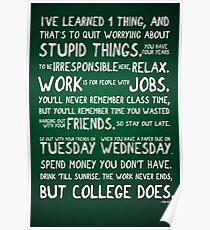 Enjoy College Poster