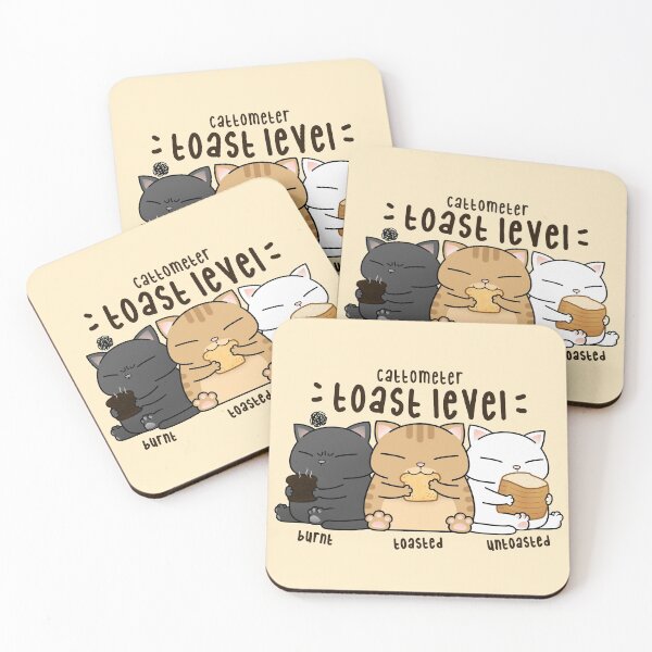 Item preview, Chubby Cat Toast Level designed and sold by Takeda-art.