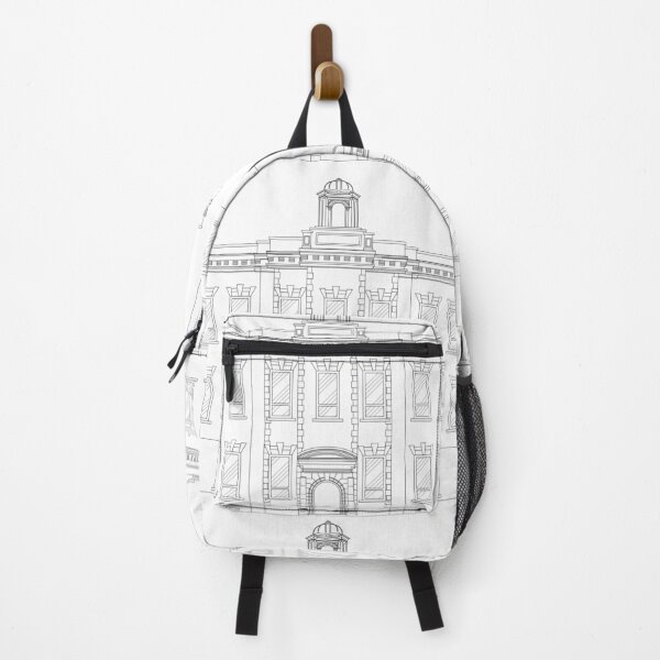 Architectural Line Drawing Backpack
