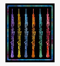 Rainbow of Oboes Photographic Print